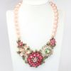 Picture of Retired Heidi Daus 'Glorious Garden' Statement Necklace in Pink