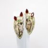 Picture of Vintage 1940's Coro Duette Convertible Sterling Silver Horse Brooch with Matching Earrings