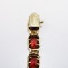 Picture of 14k Yellow Gold & Garnet Bracelet 