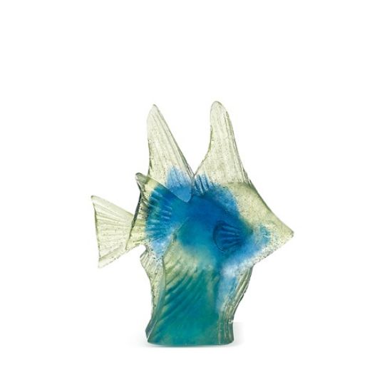 Picture of Daum Blue & Yellow Pair Of Fish Figurine