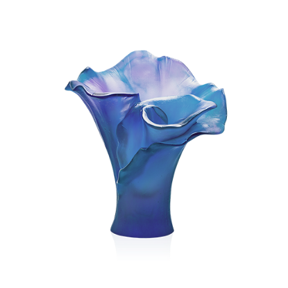 Picture of Daum Arum Bleu Nuit Small Vase