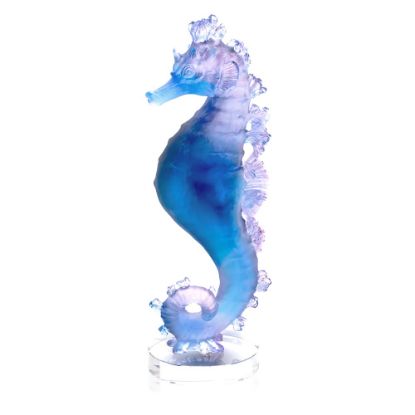 Picture of Daum Coral Sea Blue & Pink Seahorse