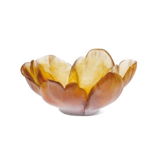 Picture of Daum Amber Small Tulip Bowl