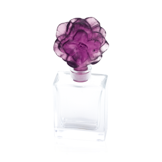 Picture of Daum ,Camelia Violet Flower Perfume Bottle