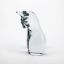 Picture of Vintage Daum Mid Century Clear Sitting Cat Crystal Figurine