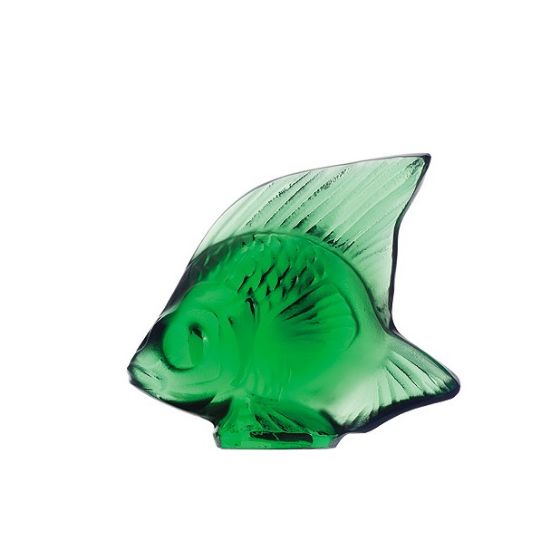 Picture of Lalique Emerald Fish Figurine