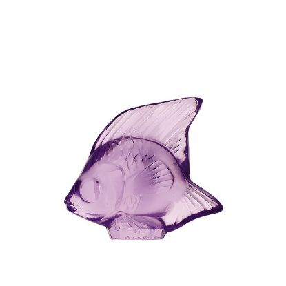 Picture of Lalique Light Purple Fish Figurine