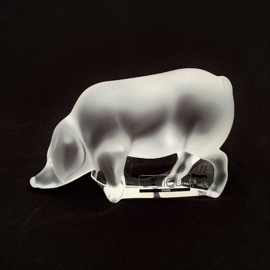 Picture of Lalique Cochon (Pig) Figurine