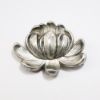 Picture of Antique Art Nouveau Sterling Silver Lotus 2-Piece Belt Buckle by William B. Kerr