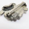 Picture of Antique Art Nouveau Sterling Silver Lotus 2-Piece Belt Buckle by William B. Kerr