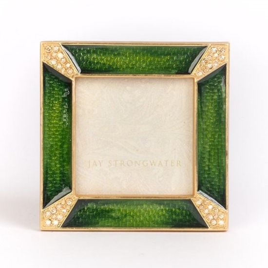 Picture of  Jay Strongwater Leland 'Emerald' Pave Corner 