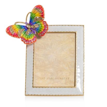 Picture of Jay Strongwater Nova Butterfly Frame In Rainbow