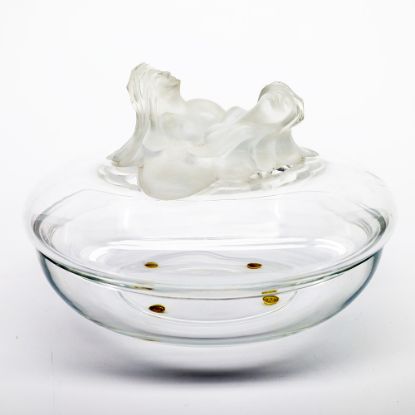 Picture of Lalique ,'Ophelie' Covered Bowl.