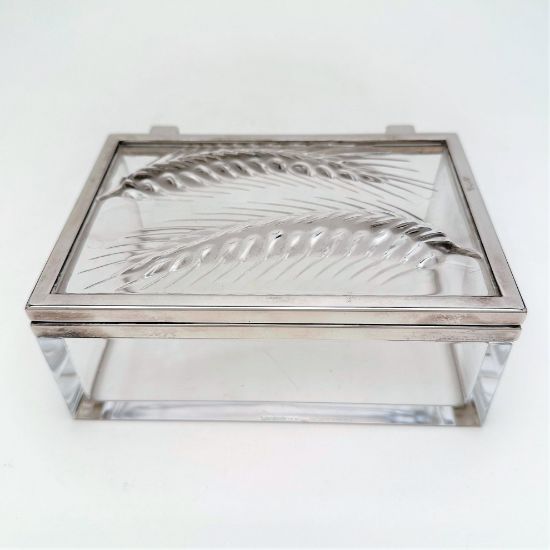 Picture of Lalique Epis Dresser Box With Silverplated Hardware