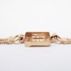 Picture of 14k Rose Gold Faux Watch Bracelet with Diamond & Ruby Accents