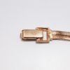 Picture of 14k Rose Gold Faux Watch Bracelet with Diamond & Ruby Accents