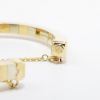 Picture of 18k Tri-Tone Gold Cuff Bracelet with Pavé Set Diamond Discs 