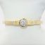 Picture of 18k Tri-Tone Gold Cuff Bracelet with Pavé Set Diamond Discs 