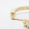 Picture of 18k Tri-Tone Gold Cuff Bracelet with Pavé Set Diamond Discs 