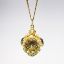 Picture of 18k Yellow Gold Necklace with Vintage Italian Gold, Smoky Quartz, Pearl & Turquoise Pendant