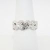 Picture of Vintage Mid Century Platinum & Diamond Wreath of Leaves Wedding Band