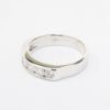 Picture of 14k White Gold Wedding Band with Channel Set Diamonds