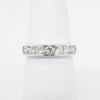 Picture of 14k White Gold Wedding Band with Channel Set Diamonds