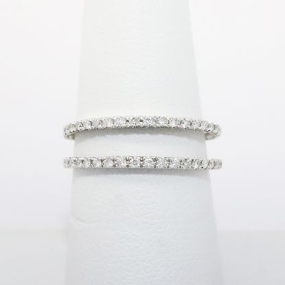 Picture of 14k White Gold & Diamond Insert Ring Enhancer