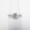 Picture of 14k White Gold & Diamond Bridal Ring Set