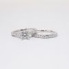 Picture of 14k White Gold & Diamond Bridal Ring Set