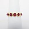 Picture of 18k Yellow Gold & Dome Cut Ruby Stackable Ring 