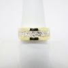 Picture of Squared 18k Yellow Gold & Channel Set, Square Cut Diamond Wedding Band