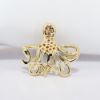 Picture of 14k Yellow Gold & Diamond Octopus Pendant  