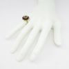 Picture of Antique 14k Yellow Gold, Garnet & Seed Pearl Victorian Revival Ring by Binder Brothers