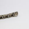 Picture of Antique Art Deco 14k White Gold Filigree, Diamond & Synthetic Sapphire Bracelet