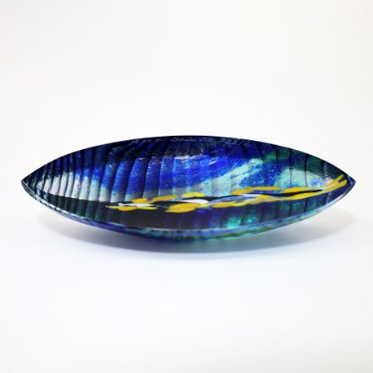 Picture of Kosta Boda Glass 'Journey' Mini Boat Sculpture #99312 by Bertil Vallien