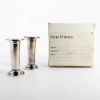 Picture of Vintage Mid Century Modern Swid Powell Silver Plated Salt & Pepper Shaker Set in Original Packaging