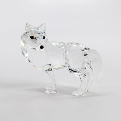 Picture of Swarovski Crystal 'Wolf' Figurine #207549 with Original Box