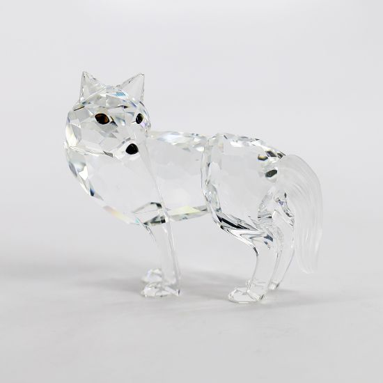 Picture of Swarovski Crystal 'Wolf' Figurine #207549 with Original Box