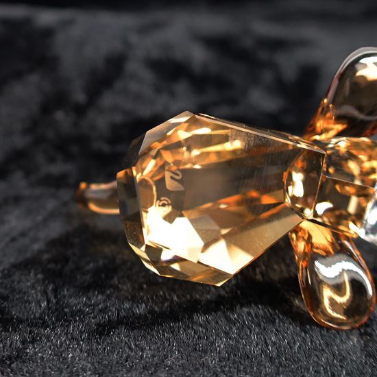 The Silver Queen. Swarovski Crystal Gang of Dogs 'Peppino