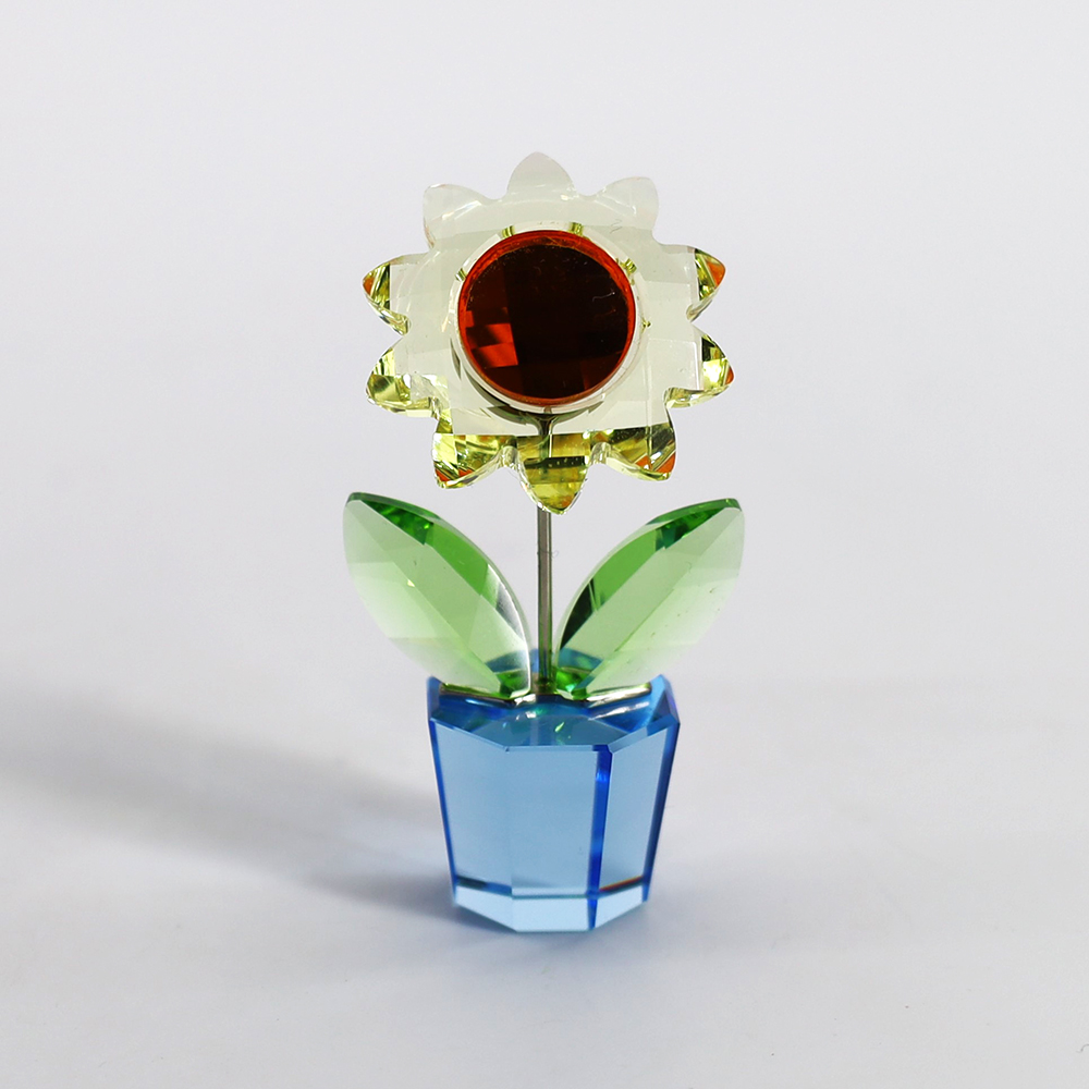 SWAROVSKI Happy Flowers 2点セット フラワー ヒマワリ SWAROVSKI