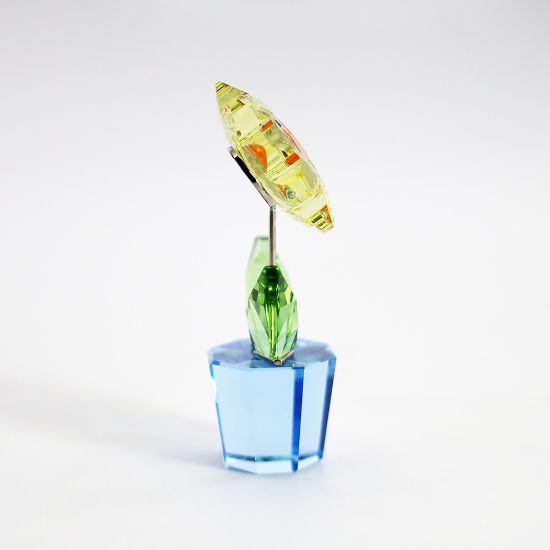 The Silver Queen. Swarovski Crystal Happy Flowers 'Sunflower