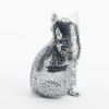 Picture of Christofle 'Lumiere d'Argent' Collection Cat and Two Kittens Silver Plated Figurines