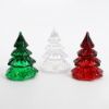 Picture of Waterford Crystal Set of 3 Green, Clear & Red Miniature Christmas Tree Figurines