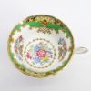 Picture of Shelley English Bone China 'Sheraton' Green Footed Tea Cup & Saucer