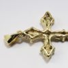 Picture of 14k Yellow Gold & Diamond Cross Pendant