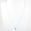 Picture of 14k White Gold Necklace with Diamond Solitaire Pendant