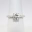 Picture of 14k Two-Tone Gold & Round Brilliant Cut Diamond Engagement Ring