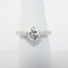 Picture of 14k White Gold & Round Brilliant Cut Diamond Engagement Ring