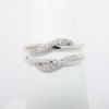 Picture of 14k White Gold & Diamond Insert Ring Enhancer